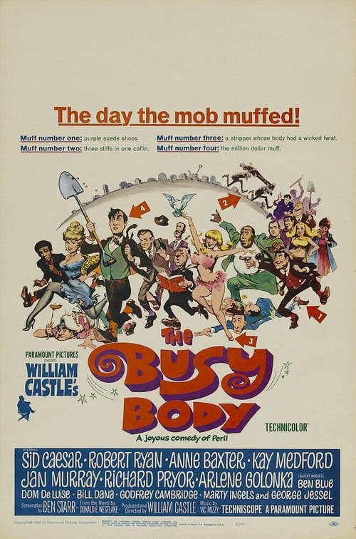 Смотреть фильм The Busy Body (1967) онлайн в хорошем качестве SATRip