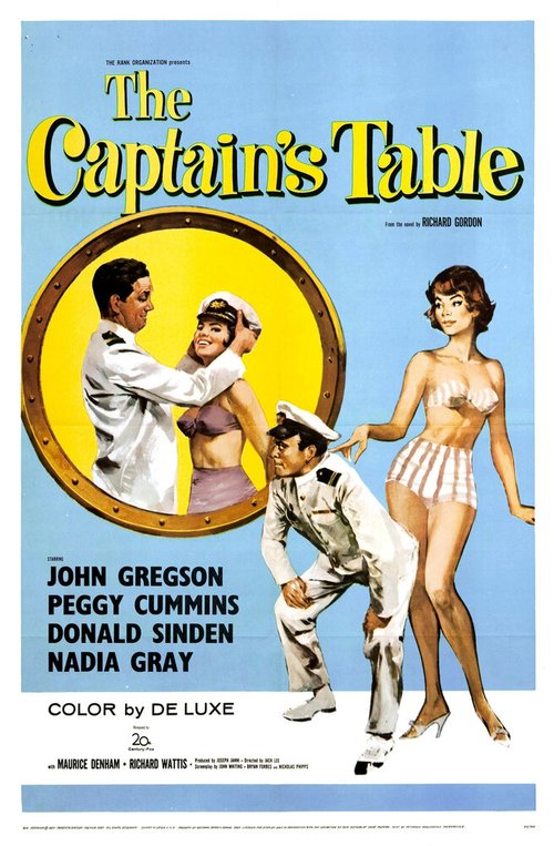 Смотреть фильм The Captain's Table (1959) онлайн в хорошем качестве SATRip