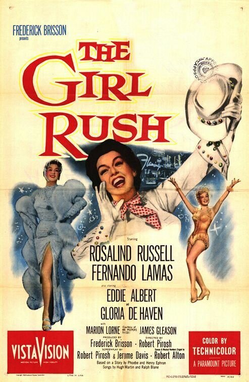 Смотреть фильм The Girl Rush (1955) онлайн в хорошем качестве SATRip
