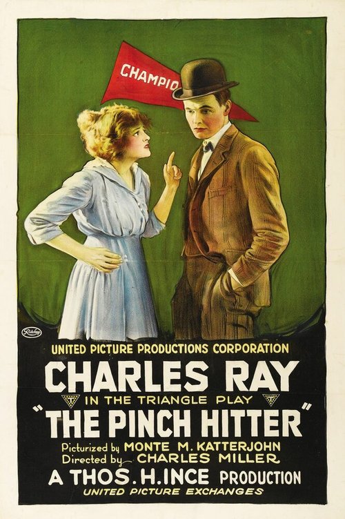 Смотреть фильм The Pinch Hitter (1917) онлайн в хорошем качестве SATRip