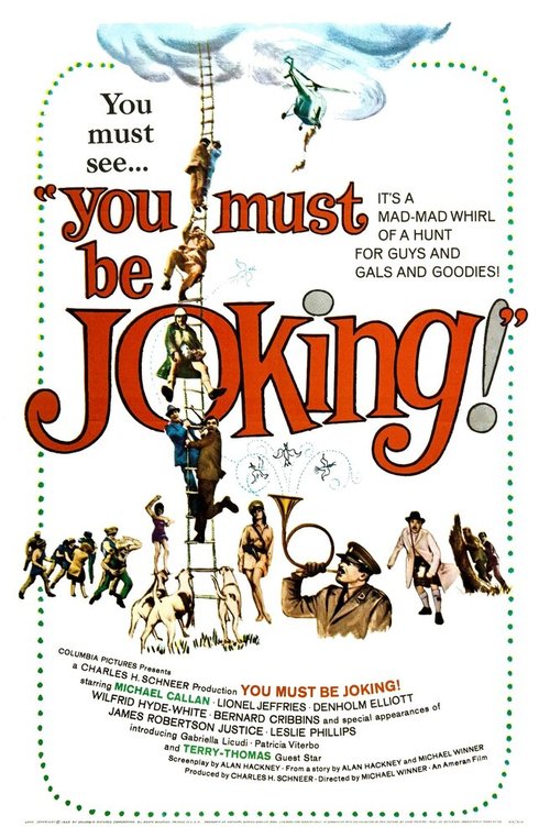 Смотреть фильм Ты должно быть шутишь! / You Must Be Joking! (1965) онлайн в хорошем качестве SATRip