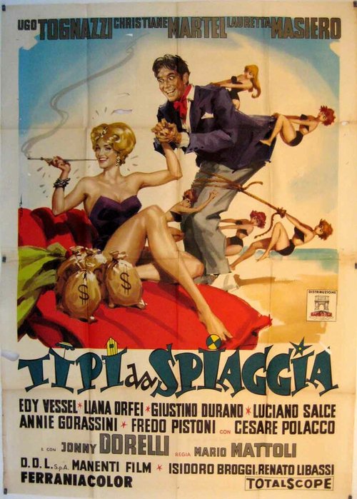 Смотреть фильм Типы с пляжа / Tipi da spiaggia (1959) онлайн в хорошем качестве SATRip