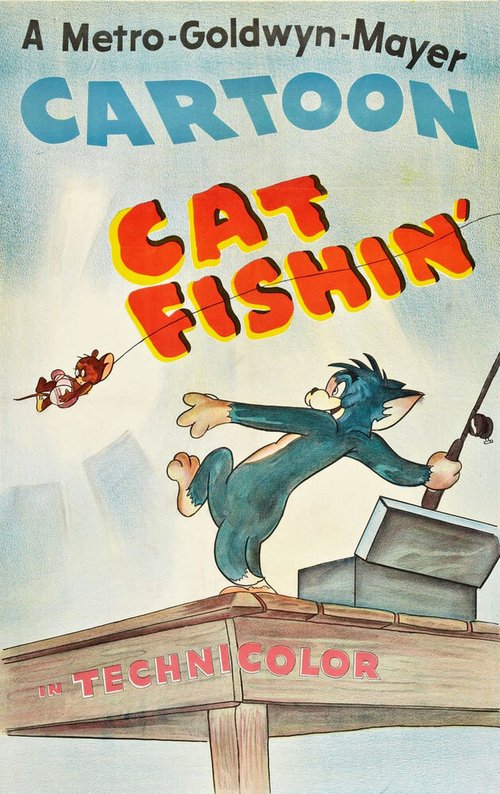 Смотреть фильм Том и Джерри на рыбалке / Cat Fishin' (1947) онлайн 