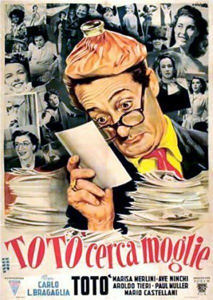 Смотреть фильм Тото ищет жену / Totò cerca moglie (1950) онлайн в хорошем качестве SATRip