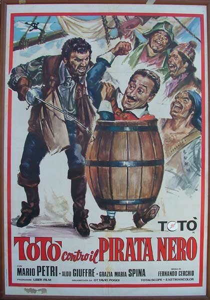 Смотреть фильм Тото против Черного пирата / Totò contro il pirata nero (1964) онлайн в хорошем качестве SATRip
