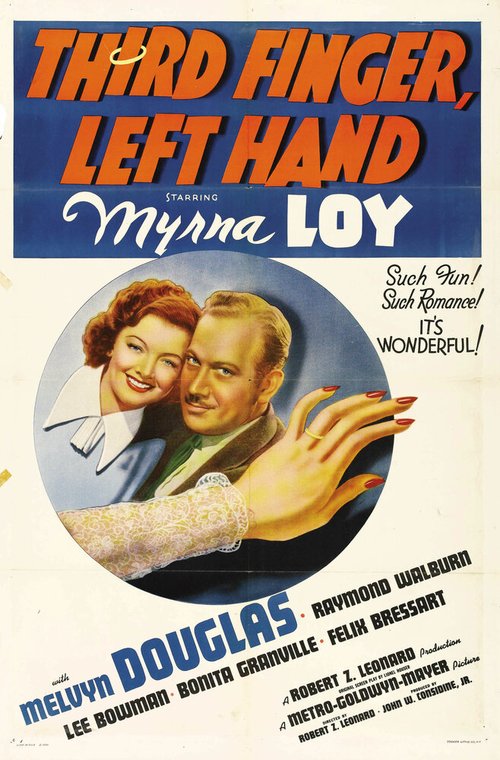 Смотреть фильм Третий палец, левая рука / Third Finger, Left Hand (1940) онлайн в хорошем качестве SATRip