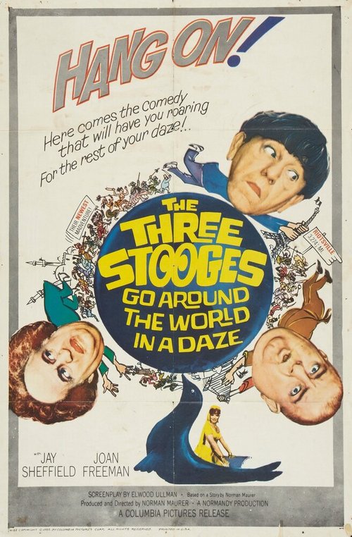 Смотреть фильм Три комика в изумлении совершают кругосветное путешествие / The Three Stooges Go Around the World in a Daze (1963) онлайн в хорошем качестве SATRip