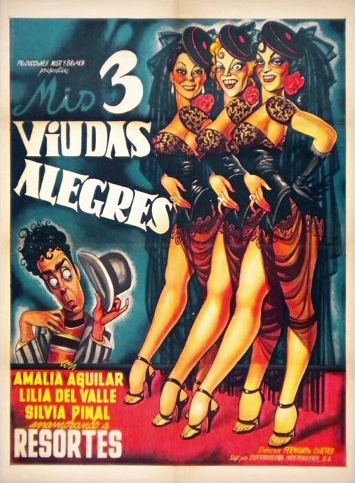 Смотреть фильм Три мои веселые вдовы / Mis tres viudas alegres (1953) онлайн в хорошем качестве SATRip