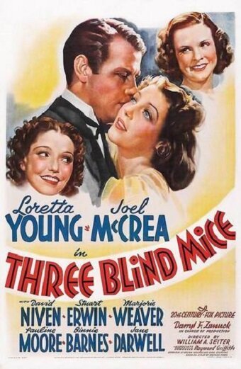 Смотреть фильм Три слепые мыши / Three Blind Mice (1938) онлайн в хорошем качестве SATRip