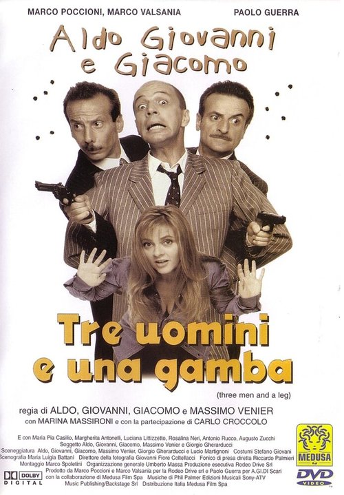 Смотреть фильм Трое мужчин и нога / Tre uomini e una gamba (1997) онлайн в хорошем качестве HDRip