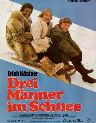 Трое на снегу / Drei Männer im Schnee