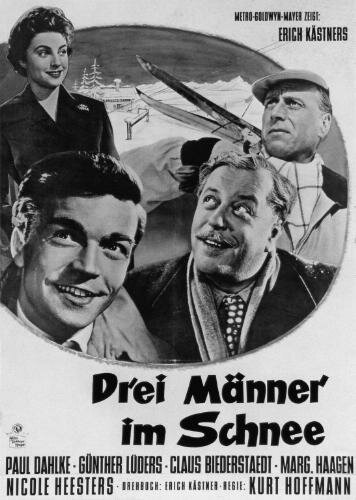 Смотреть фильм Трое на снегу / Drei Männer im Schnee (1955) онлайн в хорошем качестве SATRip