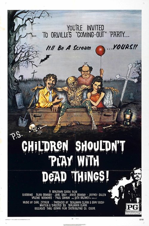 Смотреть фильм Трупы детям не игрушка / Children Shouldn't Play with Dead Things (1972) онлайн в хорошем качестве SATRip
