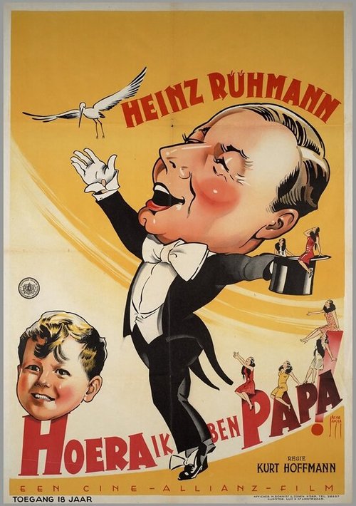 Смотреть фильм Ура! Я папа! / Hurra, ich bin Papa! (1939) онлайн в хорошем качестве SATRip