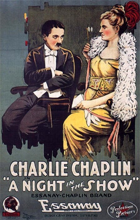 Смотреть фильм Вечер в мюзик-холле / A Night in the Show (1915) онлайн в хорошем качестве SATRip