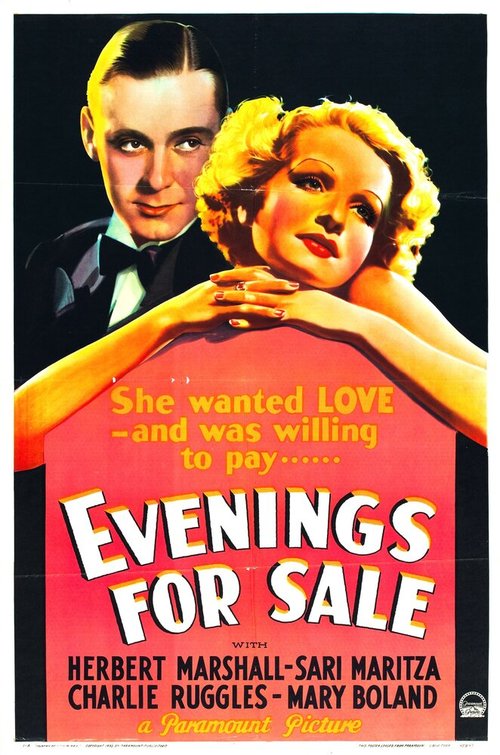 Смотреть фильм Вечера на продажу / Evenings for Sale (1932) онлайн в хорошем качестве SATRip