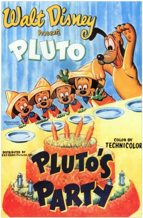 Смотреть фильм Вечеринка Плуто / Pluto's Party (1952) онлайн 