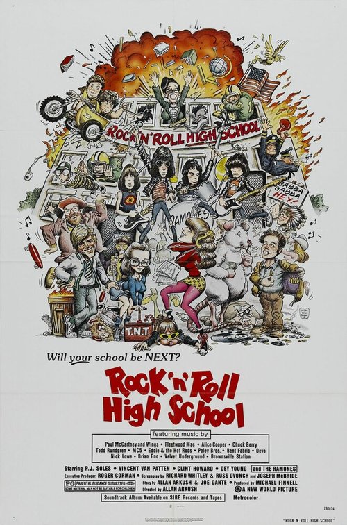 Смотреть фильм Высшая школа рок-н-ролла / Rock 'n' Roll High School (1979) онлайн в хорошем качестве SATRip