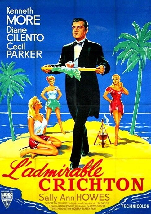 Смотреть фильм Восхитительный Крайтон / The Admirable Crichton (1957) онлайн в хорошем качестве SATRip