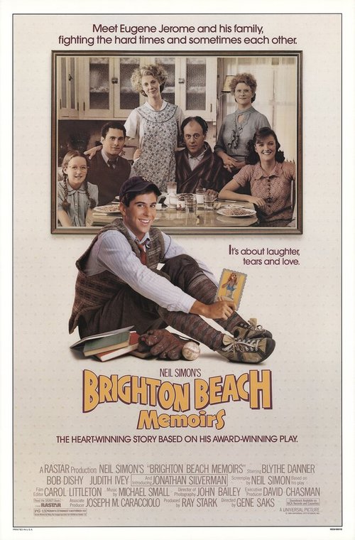 Смотреть фильм Воспоминания о Брайтон Бич / Brighton Beach Memoirs (1986) онлайн в хорошем качестве SATRip