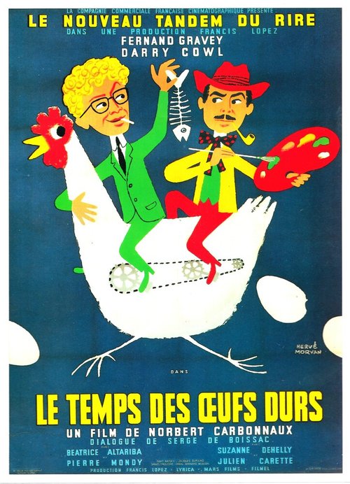 Смотреть фильм Время крутых яиц / Le temps des oeufs durs (1958) онлайн в хорошем качестве SATRip