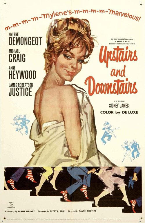 Смотреть фильм Вверх и вниз по лестнице / Upstairs and Downstairs (1959) онлайн в хорошем качестве SATRip