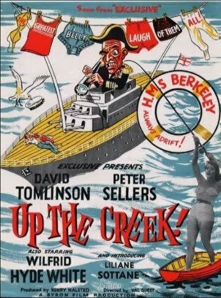 Смотреть фильм Вверх по течению / Up the Creek (1958) онлайн в хорошем качестве SATRip