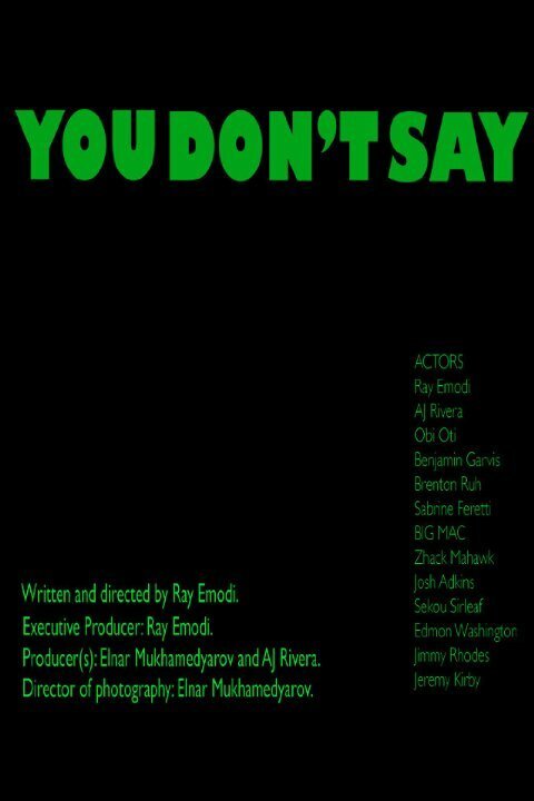 Смотреть фильм You Don't Say (2014) онлайн 