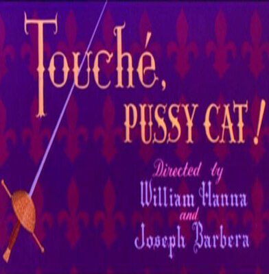 Смотреть фильм Защищайтесь, месье кот / Touché, Pussy Cat! (1954) онлайн 