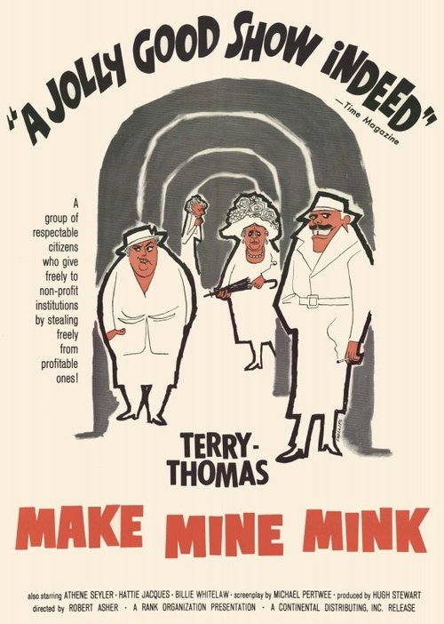 Смотреть фильм Заверните мне норку / Make Mine Mink (1960) онлайн в хорошем качестве SATRip
