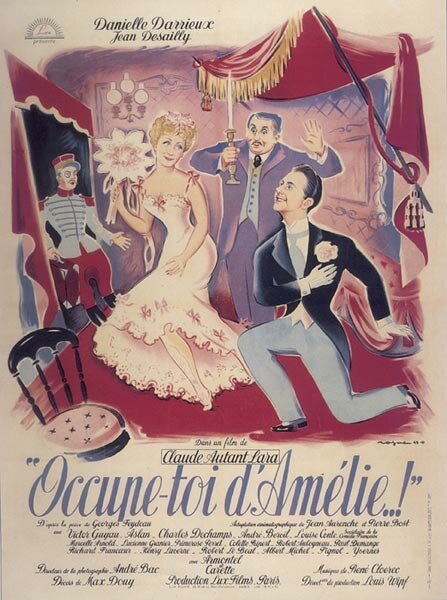 Смотреть фильм Займись Амелией / Occupe-toi d'Amélie..! (1949) онлайн в хорошем качестве SATRip