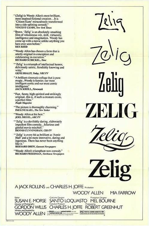 Смотреть фильм Зелиг / Zelig (1983) онлайн в хорошем качестве SATRip