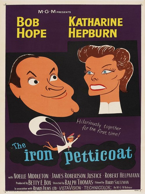 Смотреть фильм Железная нижняя юбка / The Iron Petticoat (1956) онлайн в хорошем качестве SATRip
