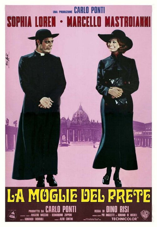 Смотреть фильм Жена священника / La moglie del prete (1970) онлайн в хорошем качестве SATRip