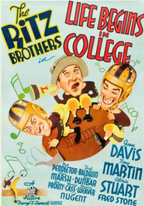 Смотреть фильм Жизнь начинается в колледже / Life Begins in College (1937) онлайн в хорошем качестве SATRip