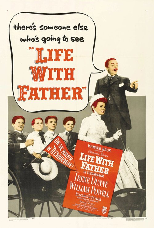 Смотреть фильм Жизнь с отцом / Life with Father (1947) онлайн в хорошем качестве SATRip