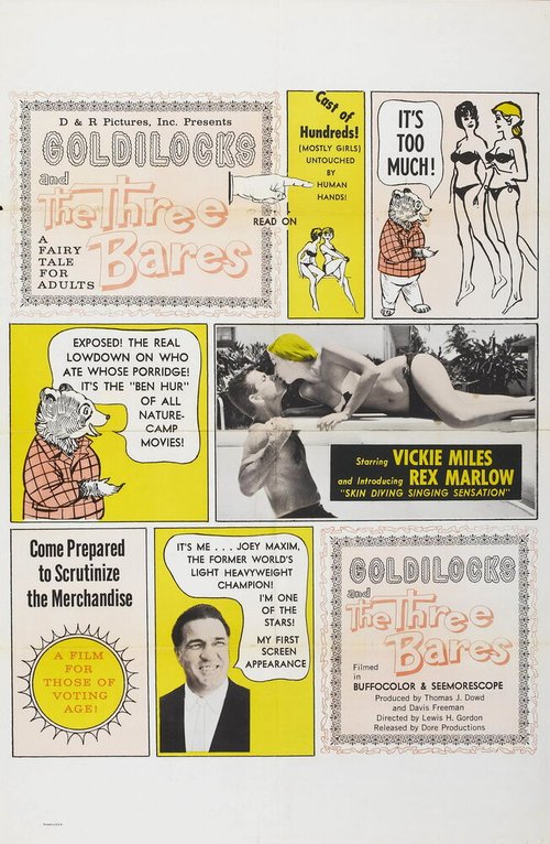 Смотреть фильм Златовласка и трое обнаженных / Goldilocks and the Three Bares (1963) онлайн в хорошем качестве SATRip
