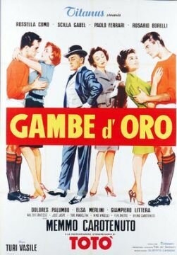 Смотреть фильм Золотые ноги / Gambe d'oro (1958) онлайн в хорошем качестве SATRip
