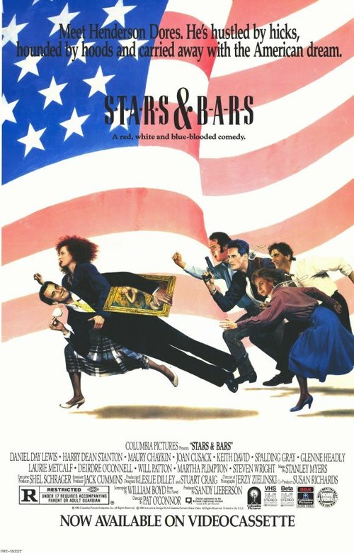 Смотреть фильм Звезды и полосы / Stars and Bars (1988) онлайн в хорошем качестве SATRip