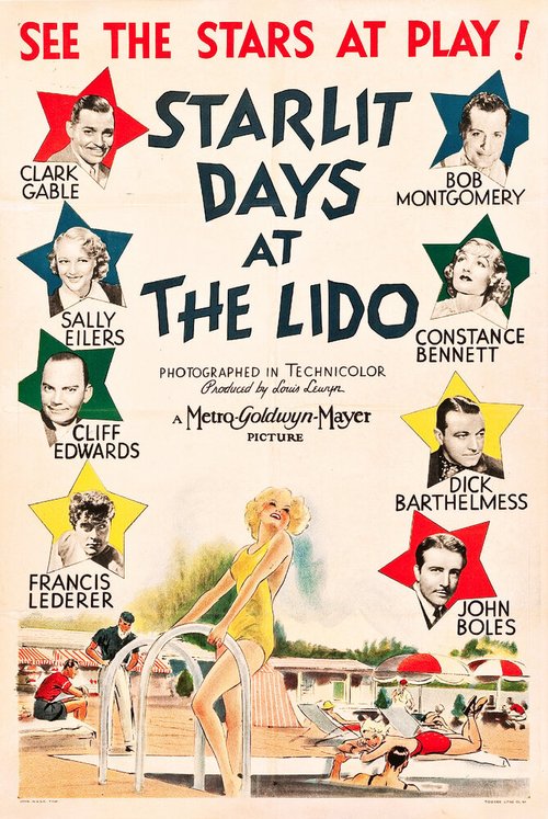 Смотреть фильм Звездные дни в Лидо / Starlit Days at the Lido (1935) онлайн в хорошем качестве SATRip