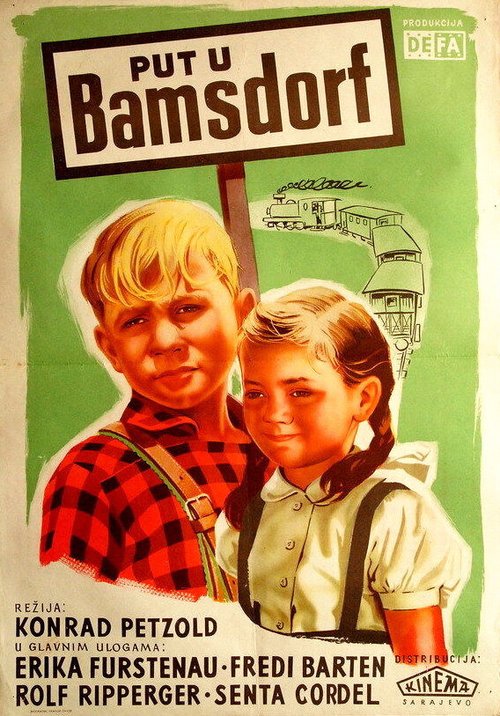 Смотреть фильм Поездка в Бомсдорф / Die Fahrt nach Bamsdorf (1956) онлайн в хорошем качестве SATRip