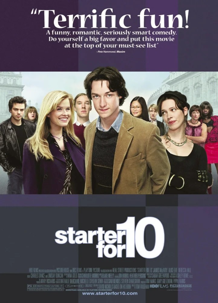 Смотреть фильм Попасть в десятку / Starter for 10 (2006) онлайн в хорошем качестве HDRip