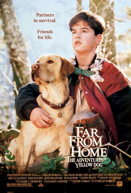 Смотреть фильм Далеко от дома: Приключения желтого пса / Far from Home: The Adventures of Yellow Dog (1994) онлайн в хорошем качестве HDRip