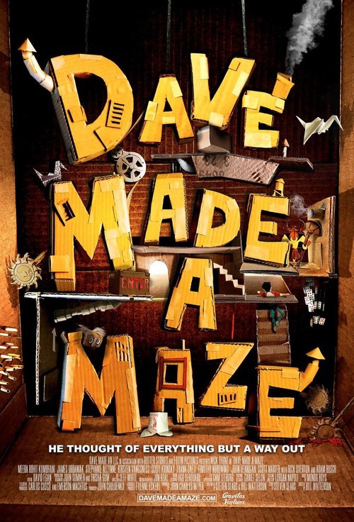 Смотреть фильм Дэйв сделал лабиринт / Dave Made a Maze (2017) онлайн в хорошем качестве HDRip