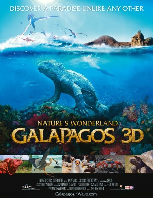 Смотреть фильм Галапагосы: Зачарованные острова / Galapagos: Nature's Wonderland (2014) онлайн в хорошем качестве HDRip