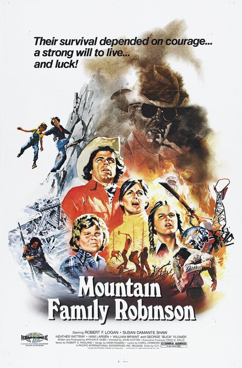 Смотреть фильм Гора семьи Робинзон / Mountain Family Robinson (1979) онлайн в хорошем качестве SATRip