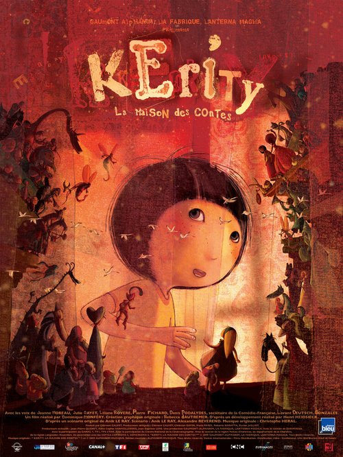 Смотреть фильм Керити, жилище сказок / Kérity, la maison des contes (2009) онлайн в хорошем качестве HDRip