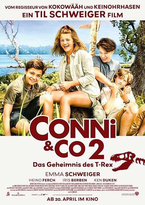 Смотреть фильм Конни и компания 2: Тайна Ти-Рекса / Conni und Co 2 - Das Geheimnis des T-Rex (2017) онлайн в хорошем качестве HDRip