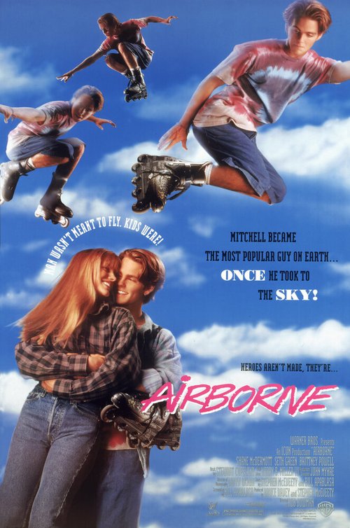 Смотреть фильм Крылатые роллеры / Airborne (1993) онлайн в хорошем качестве HDRip