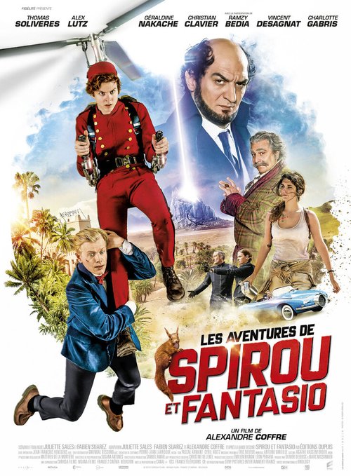 Смотреть фильм Les aventures de Spirou et Fantasio (2018) онлайн в хорошем качестве HDRip